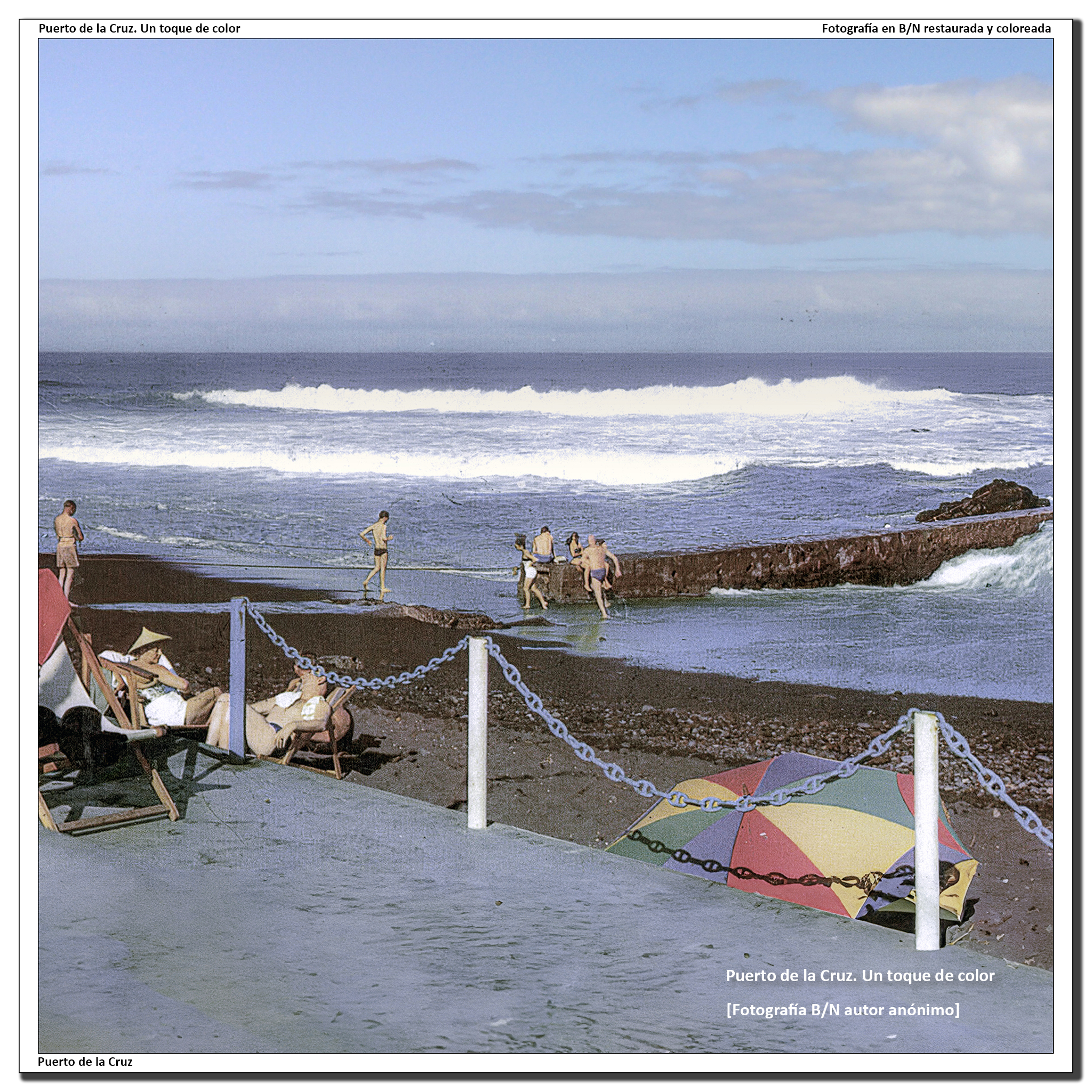 Terraza de Martiánez y Charco de la Soga – 1960