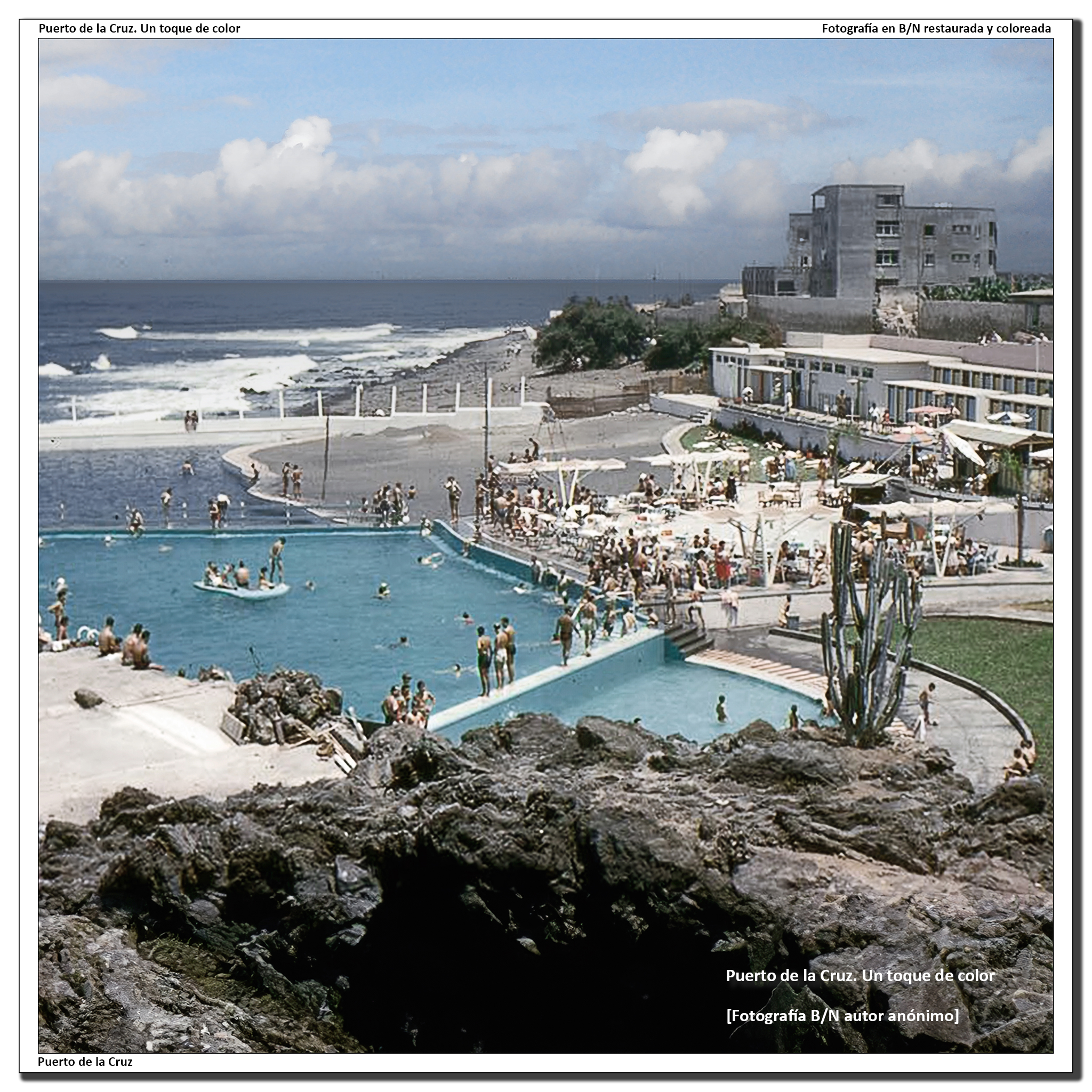 Piscinas de san Telmo y hotel Bélgica – 1958