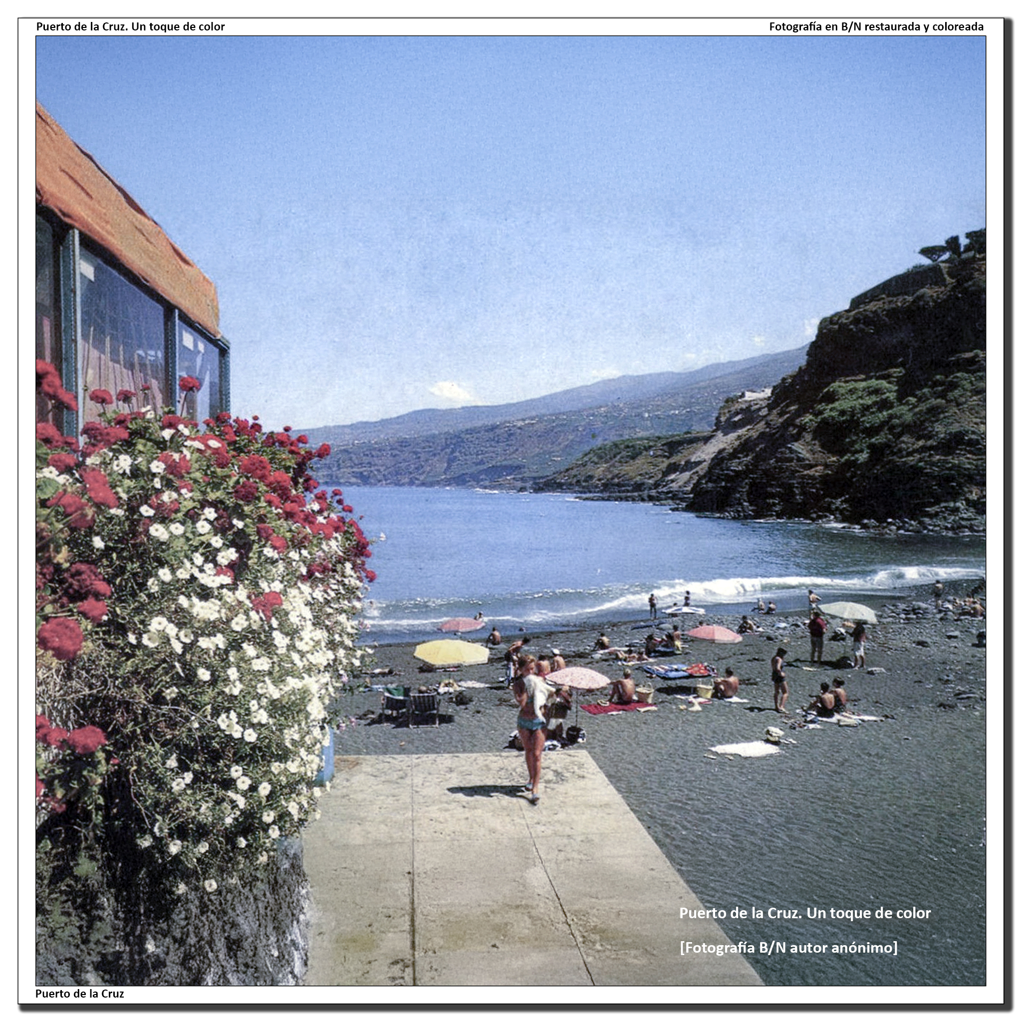 Playa Martiánez – La barranquera – 1968