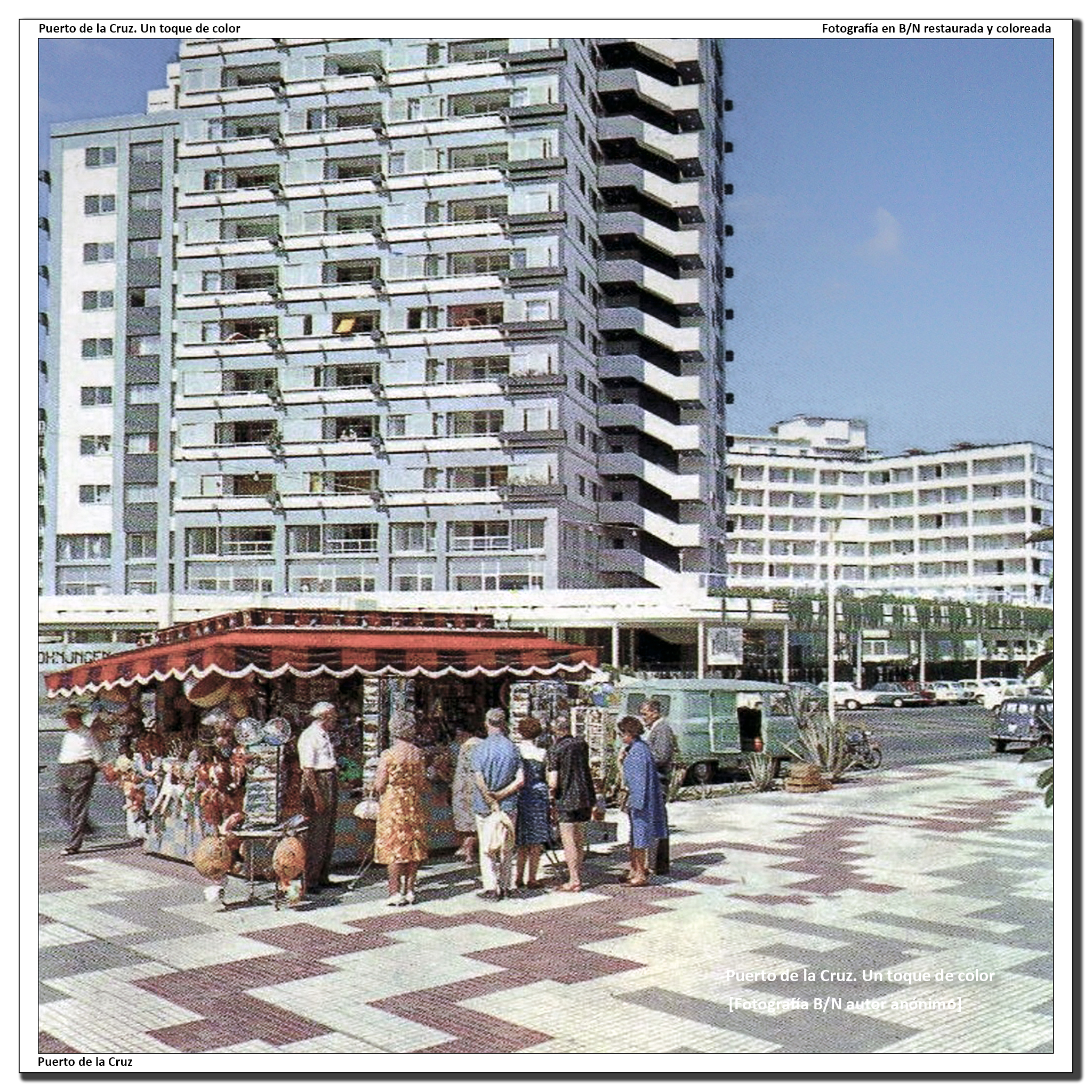 Terraza de Martiánez y su quiosco – 1978