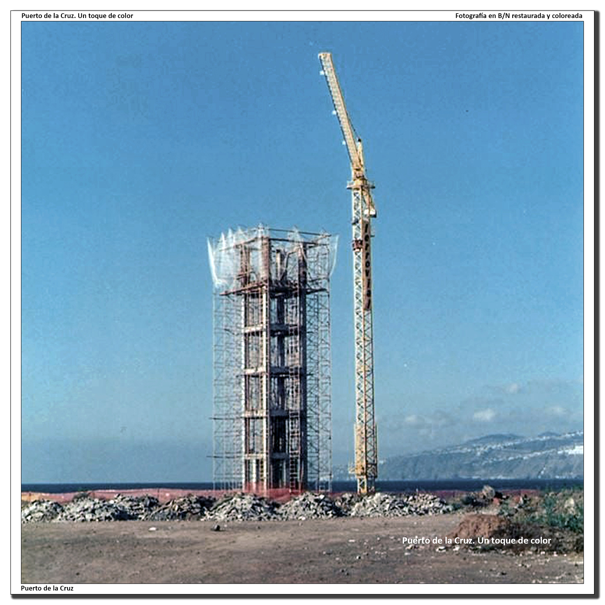 Construcción del faro – 1993
